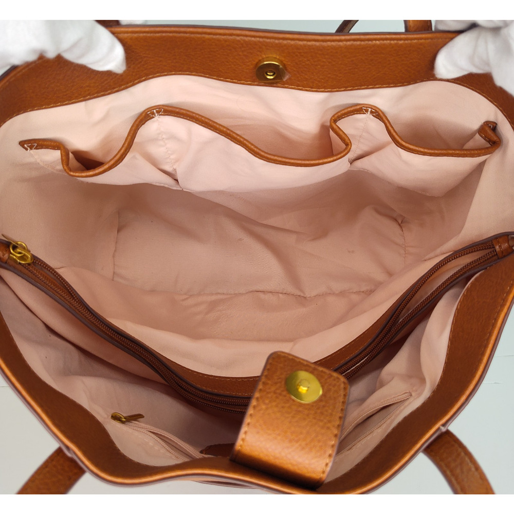 Style & Co Extra Large East West Tote - Tortoise Shell/Brown/Tan - XL - NWOT - Picture 10 of 15